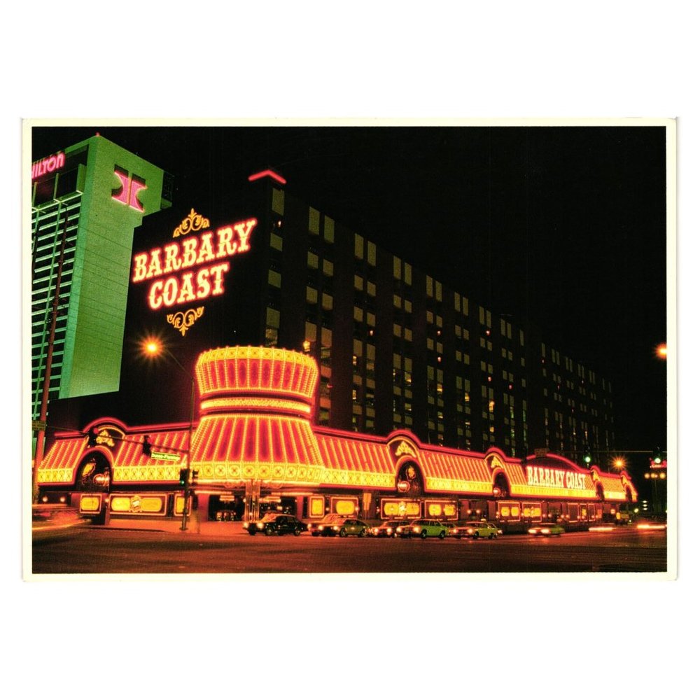 Vintage Postcard Barbary Coast Hotel 1980 Casino Las Vegas Nevada Gambling 259